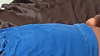 African Teen Rides Cowgirl Revers on a Big Dick