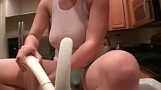 Busty cute teen mastrubates in solo sesh