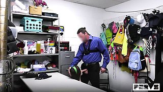 Hazel Moore's straight hair action by Shoplyfter
