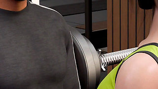 Ep2: Flirty Emma in the Gym - Sex Coach: Hot Yoga