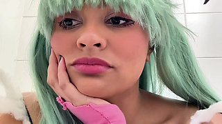 Public Toilet Farts at Cosplay Con - Gassy BBW in Cosplay