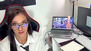 The obedient college doll blowjobs the large man-meat for