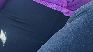 Titty Play in Car