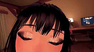 Hot Mommy ASMR Roleplay - Ear Licks, Kissing & Fucking in Cowgirl POV