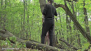 Tied Up Naked In The Forest - Jeny Smith