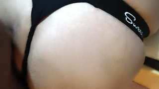 I love editing it with my thongs and my body