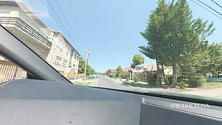Desperate Panty Wetting Golden Shower Mouth Piss in My New Car