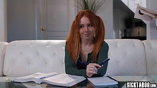 Seductive teenage fucks stepdad and teacher