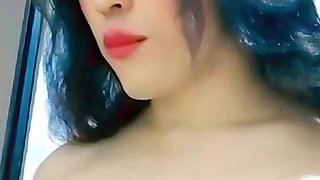 Colombian Trans Masturbates