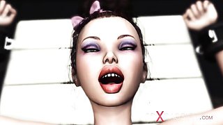 Bunny's cum on back movie