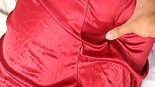 My Wife Wearing Red Dress I Fucked Her Wet Creamy Pussy