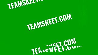 Freeuse fantasy - luxurious stunner visits her bestie and her bf and joins her free-for-all use household