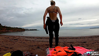 Strapped Tight & Floating Free - Sexy Wetsuit Life Jacket Test