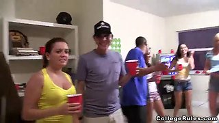 Watch how tight college teen gets down with stripper stripper and her group of busty friends at crazy party