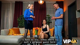 VIP4K. Famous retro Pornstar turns out to be my Moms best friend