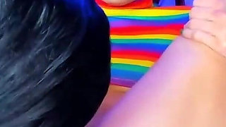 Lesbian Blowjob with Moans