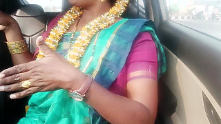 Step Dad Daughter in Law Car Sex, Telugu Dirty Talks, Part -1