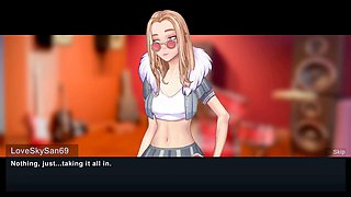 Wild cartoon fantasy featuring sexy undergarments and steamy anime hentai action