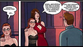 This romantic world - college party ends with student hookups
