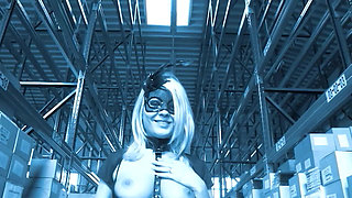 German Domination Scene - Blonde in Fetish Gear