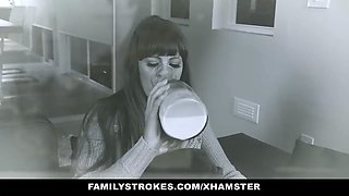 Familystrokes - sexy young zoe loves her step-fathers knob