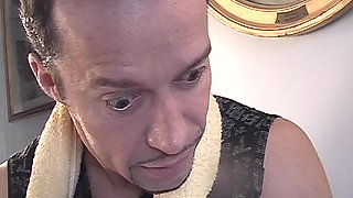 French blonde doll gets a facial after hard fuck
