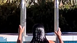 Selen Sweet - MILF with Big Ass in the Pool