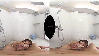 Naughty asian harlot smutty VR video