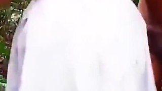 Booty College Girl Was Alone in Forest Masturbation Then Friend Was Suddenly Came There and Fucking Hard in Jungle