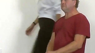 Natasa Slap and Kick the Slave's Face!