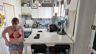Hungarian MILF cheats on husband with neighbor in hot tub - rough doggy style & deep throat action