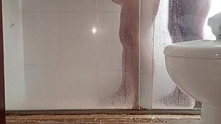 Fucking a MILF Stepmother in the Hotel Bathroom