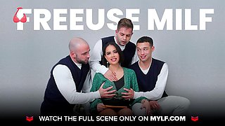 Mylf - Naughty Young Man Proved He s Grown Up By Fucking His Stepmom s Mature Pussy