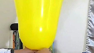 Marianna Tries to Inflate Her Square Balloon Without Bursting It