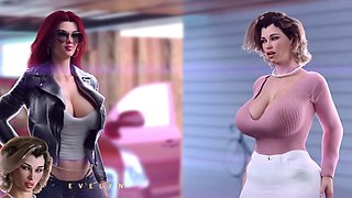 3D hentai anime action with loveskysan69real in a wild camping adventure