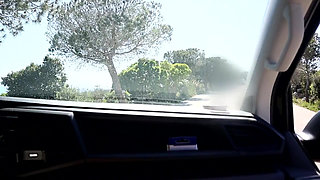 Footjob, Bowjob and Riding in My Van