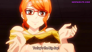 Hentai - I touched her pussy and she got very wet