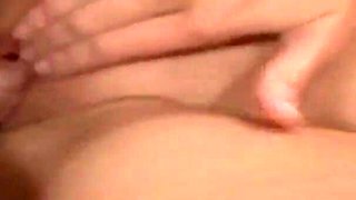 Kissy Kapri teenage blonde sucks cock until her face is covered in cum