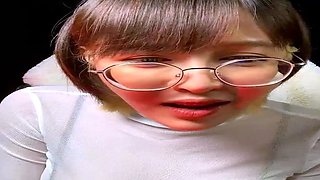 Amateur asian teen licks ass and sucks cock