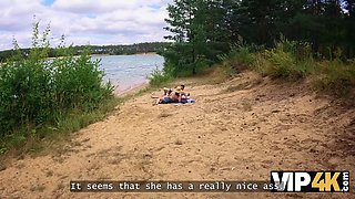 Vip4k. Anal Sex by the lake after picking up a lady