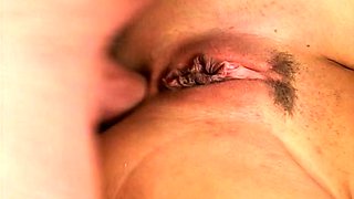 Hardcore anal sex threesome at office