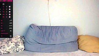 Blonde tight pussy babe solo toy fun in glamour masturbation