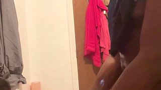 BBC Cheats on Girlfriend with Her Big Ass Ebony Sissy Femboy Best Friend While She's on Holiday. Creamy Bussy