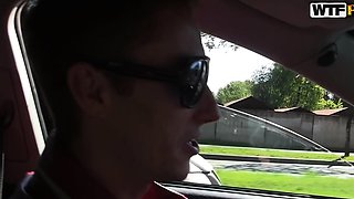 Blonde With Natural Big Boobs Loves Putting A Toy In Her