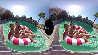 Hollywood Girls Fantasy Harem Special; Jav Threesome White Girls Pool