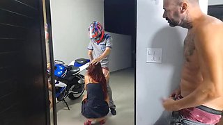 Naughty Redhead Wife Fucks Delivery Boy in 4K - Hot Cheating Cuckold Action!