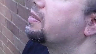 Using a Stranger as Her Ashtray