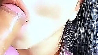 He Fucks Me Doggy Style on a Couch. Moaning Loudly and Enjoying When He Cums in My Mouth