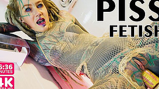 Alternative Tattoo Model Solo Piss Action