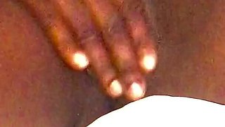 African Girl Teenager Licking Her Tight Pussy Until It Drips